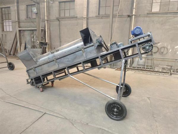 600/700L Mushroom Bag Crusher Separator Machine