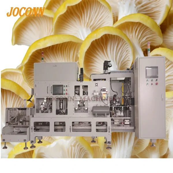 Full Automatic Mushroom Bagging Line with Capping and Ring