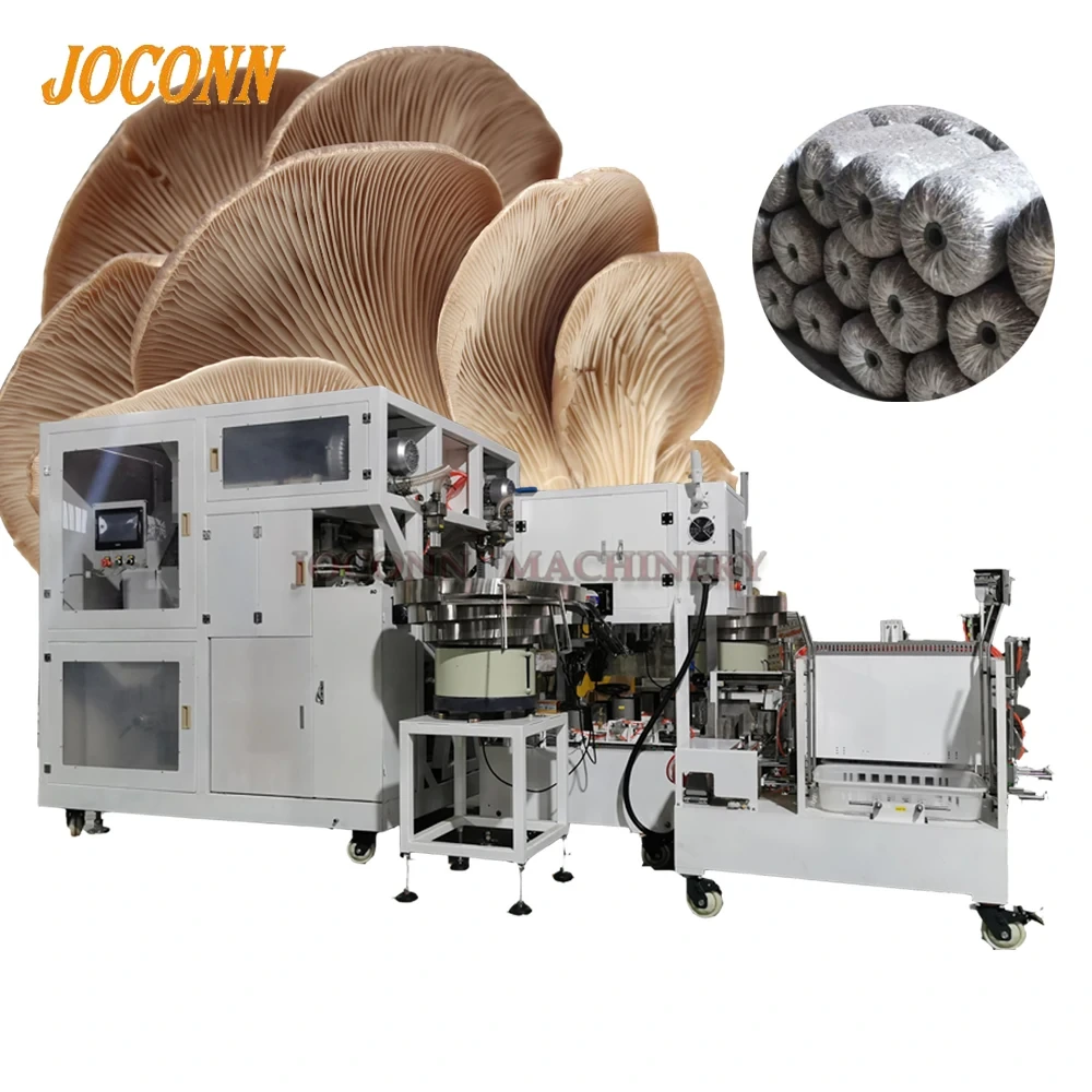 Full-automatic Mushroom Bagging Line with Sticks Inserting Machine - Image 2