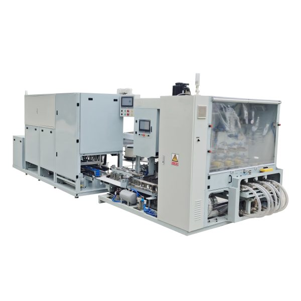 Full automatic Mushroom Substrate Bagging Capping Basketing Machine