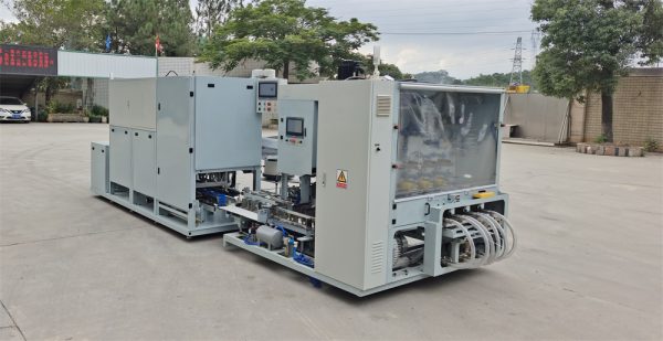 Full automatic Mushroom Substrate Bagging Capping Basketing Machine