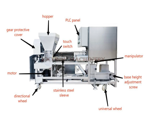Mushroom Bagging Machine with Rope Sealing