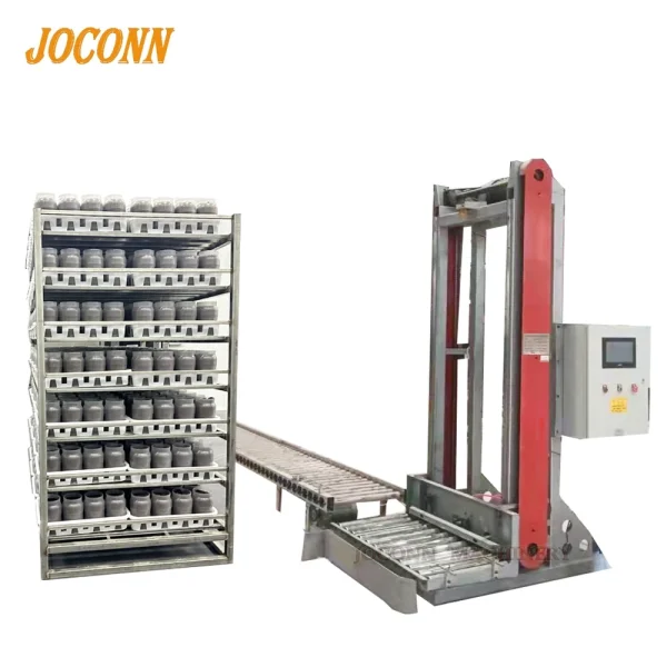 Mushroom Basket Loading Machine.