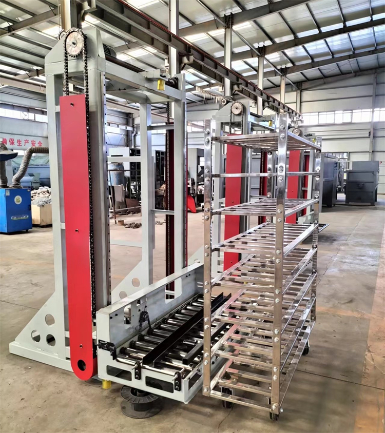 Mushroom Basket Loading Machine. - Image 5