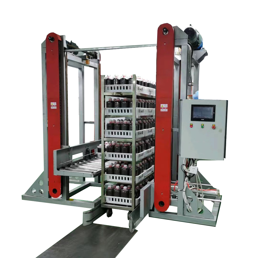 Mushroom Basket Unloading Machine.