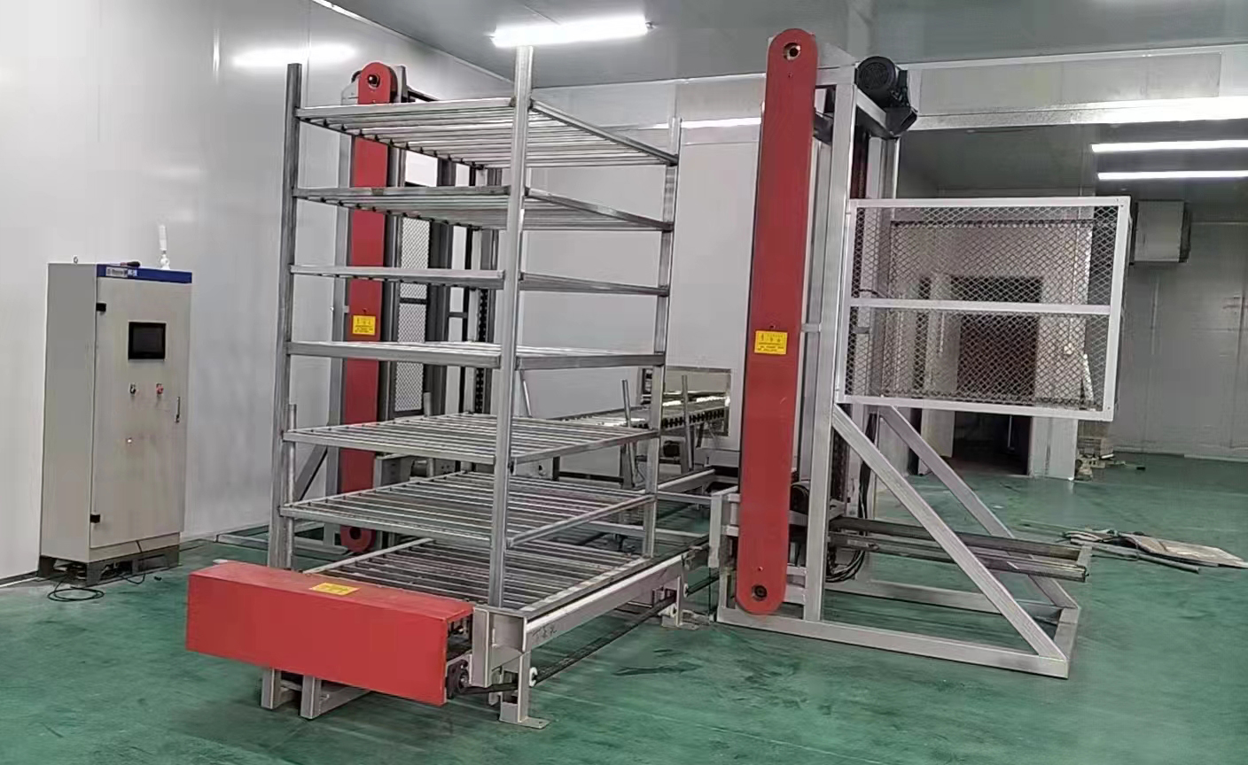 Mushroom Basket Unloading Machine. - Image 3